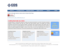 Tablet Screenshot of cdspl.com